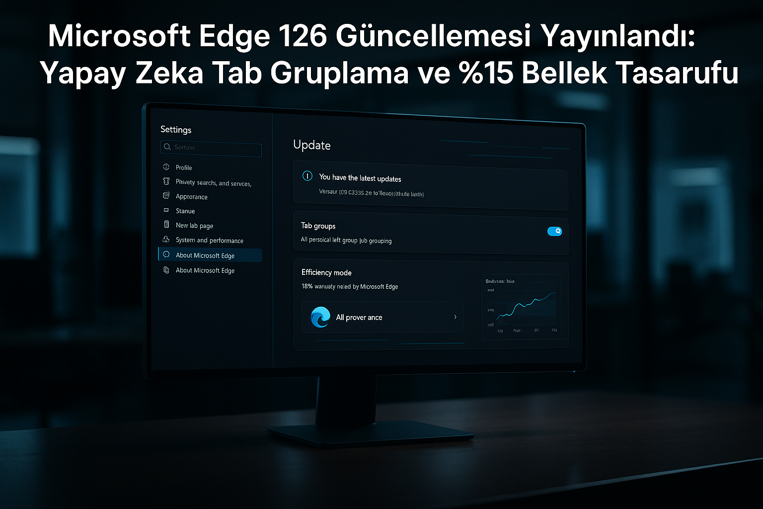 Microsoft Edge 126 Güncellemesi Yayınlandı: Yapay Zeka Tab Gruplama ve %15 Bellek Tasarrufu