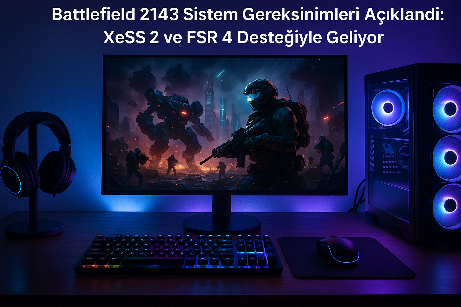 Battlefield 2143 Sistem Gereksinimleri Açıklandı: XeSS 2 ve FSR 4 Desteğiyle Geliyor