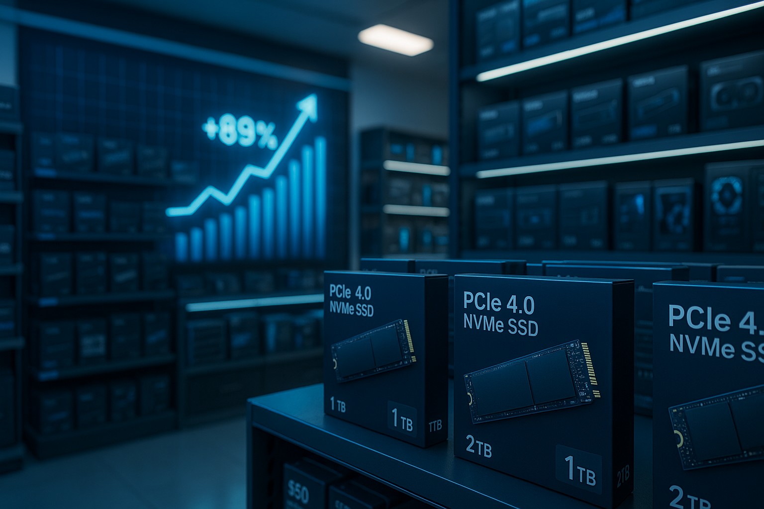 Türkiye'de Mayıs 2026 SSD Satışları %89 Arttı: PCIe 4.0 Modeller Fiyat/Performans Kralı
