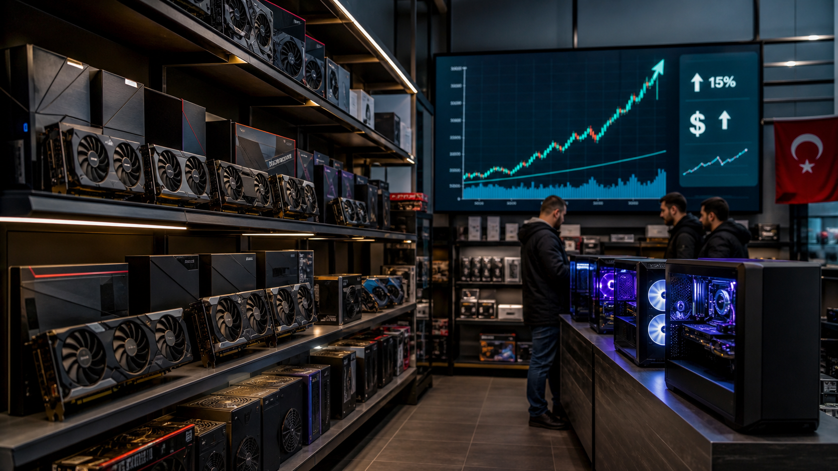 Türkiye'de 18 Mayıs 2026'da Ekran Kartı Fiyatları %15 Arttı: Dolar 34.50 TL'yi Gördü