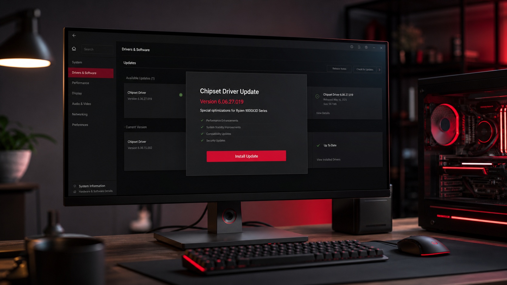 AMD Chipset Driver 6.06.27.019 Bugün Yayınlandı: Ryzen 9000X3D İçin Özel Optimizasyon