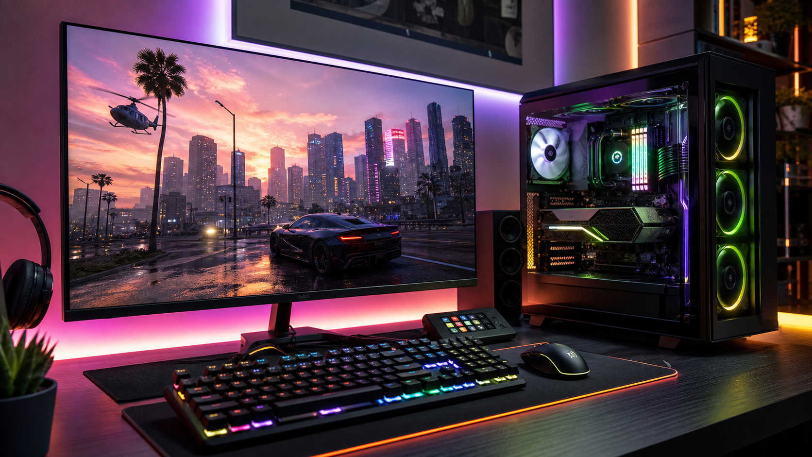 Grand Theft Auto VI Bugün Çıktı - RTX 5080 ile 4K DLSS 4 Performans Testi