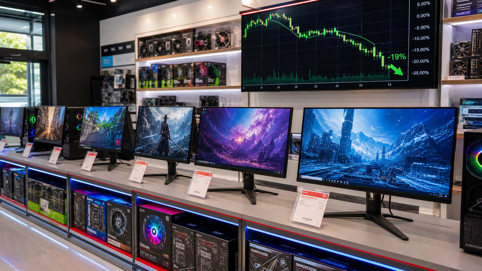 Türkiye'de Haziran 2026 Monitör Fiyatları %19 Düştü: 1440p 180Hz Modeller 7.000 TL'ye İndi