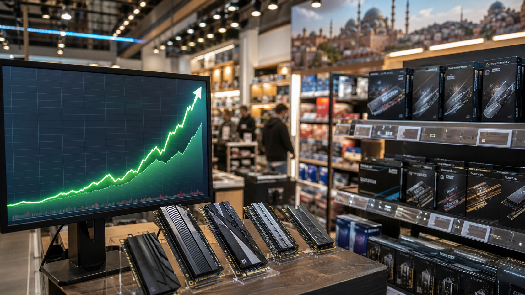 Türkiye'de Ekim 2026 SSD Satışları %391 Patladı: PCIe 5.0 Modeller İlk Kez Zirveye Oturdu